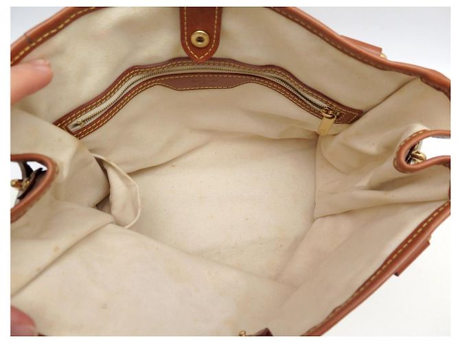 BOLSO DE MANO LOUIS VUITTON TISSE PM MONOGRAM M56386 EDICIÓN LIMITADA Castaño - vista 9