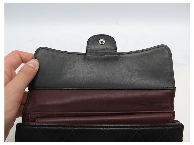 CHANEL CLASSIQUE TIMELESS BLACK QUILTED LEATHER WALLET - view 14