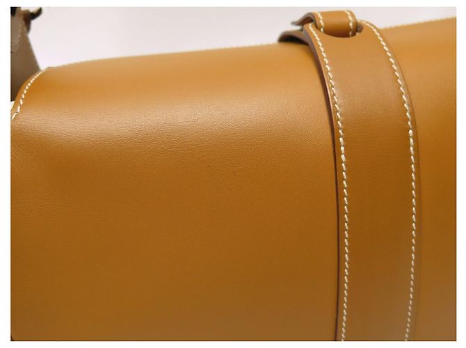 Hermès NUOVA BORSA HERMES RUGBY PM IN PELLE LISCIA CAMEL BORSA A TRACCOLLA Cammello - vista 14