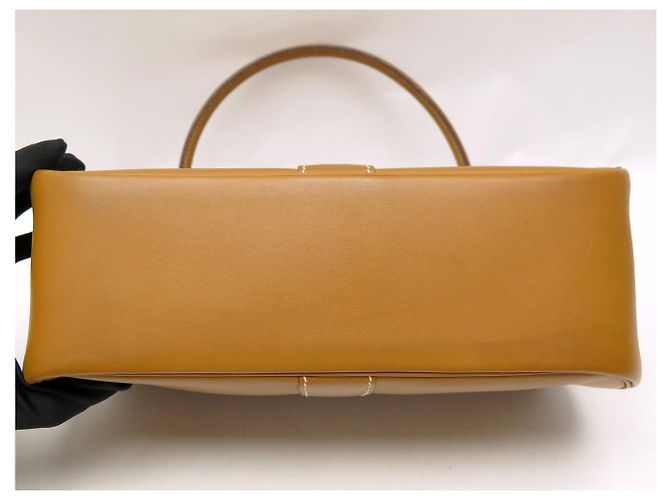 Hermès NUOVA BORSA HERMES RUGBY PM IN PELLE LISCIA CAMEL BORSA A TRACCOLLA Cammello - vista 17