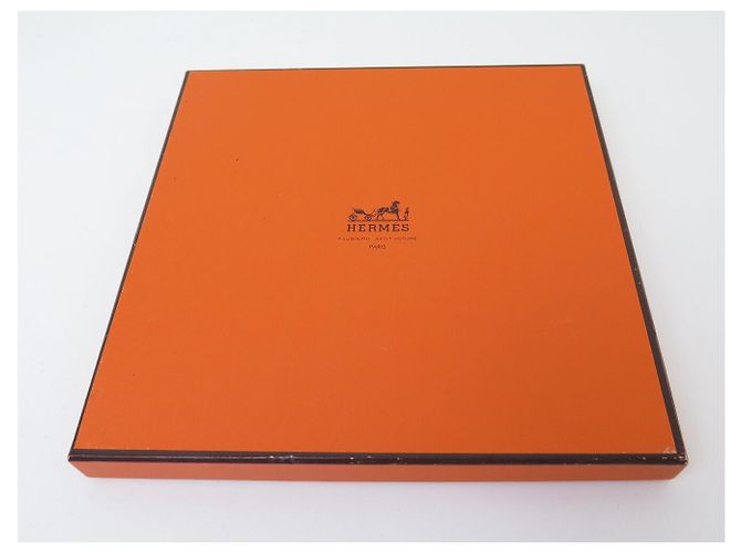 Hermès FOULARD VINTAGE HERMES COACHING 1ª EDIZIONE J. ABADIE CARRE 90 SETA Marrone - vista 18