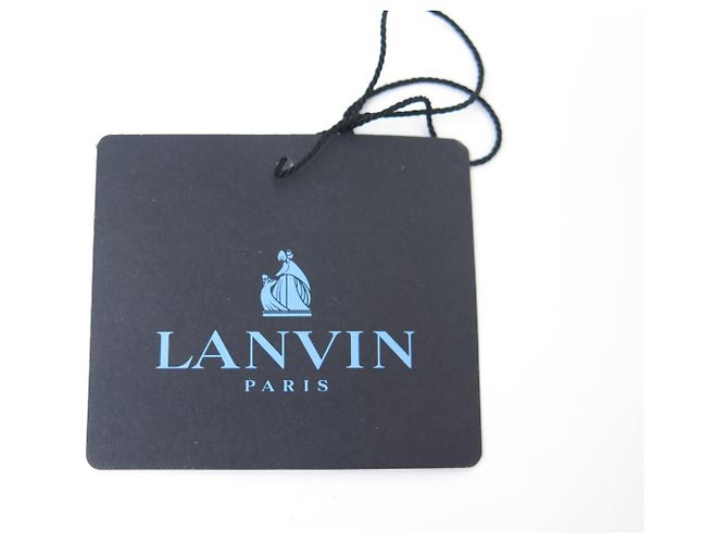 SAC A MAIN LANVIN SUGAR SMALL LW-BGFS00-CRIS-H17 CUIR PYTHON BANDOULIERE Gris - vue 17