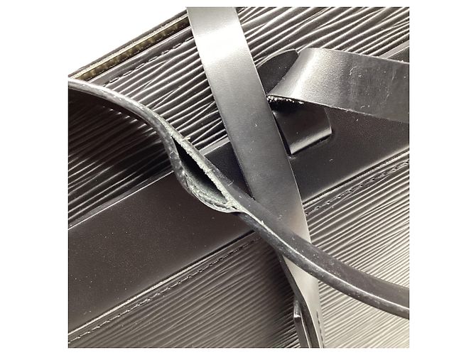 Louis Vuitton Croisette PM Tote Bag aus schwarzem Epi-Leder - Ansicht 14