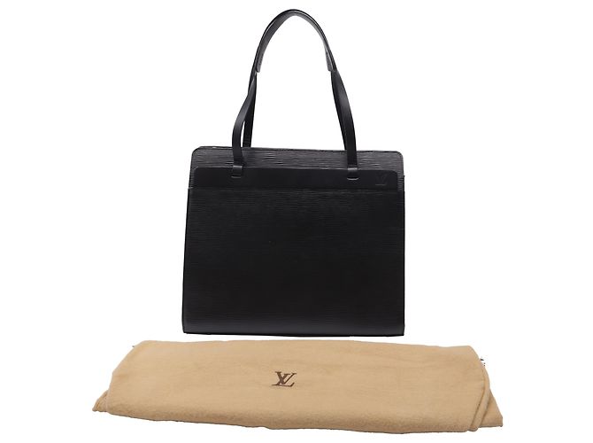 Louis Vuitton Croisette PM Tote Bag aus schwarzem Epi-Leder - Ansicht 5