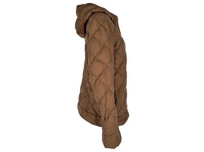 Veste en duvet réversible The Cube Max Mara en polyamide marron Rouge - vue 2