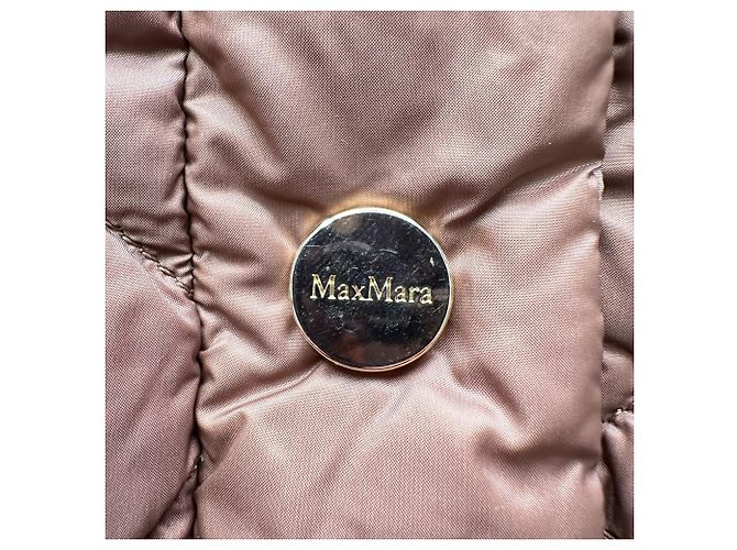 Veste en duvet réversible The Cube Max Mara en polyamide marron Rouge - vue 5