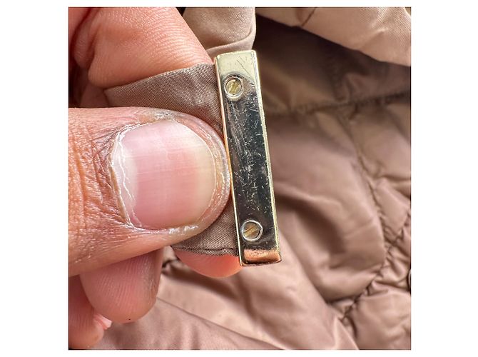 Veste en duvet réversible The Cube Max Mara en polyamide marron Rouge - vue 7