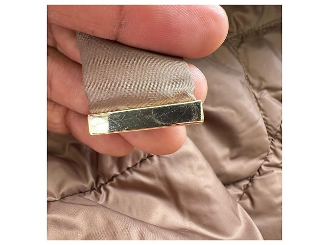 Veste en duvet réversible The Cube Max Mara en polyamide marron Rouge - vue 9