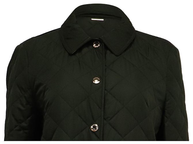 Casaco acolchoado Burberry em poliéster verde Verde oliva - vista 2