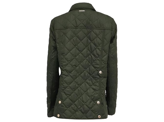 Casaco acolchoado Burberry em poliéster verde Verde oliva - vista 4