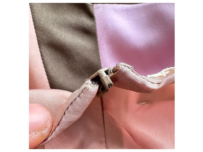 Top senza maniche colorblock Marni in seta multicolore - vista 5