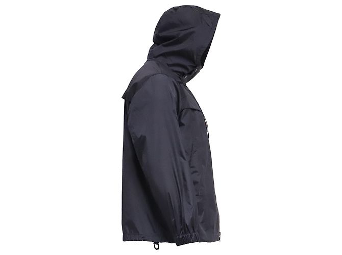 Giacca Blouson con cappuccio Rain Staples Edition Louis Vuitton in nylon nero - vista 3