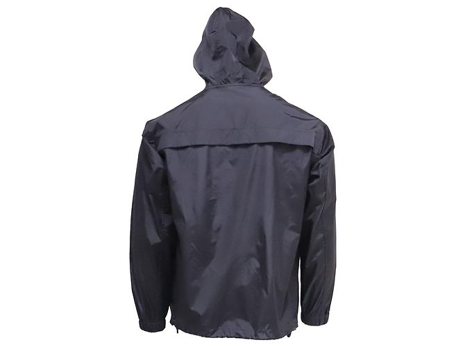 Giacca Blouson con cappuccio Rain Staples Edition Louis Vuitton in nylon nero - vista 4
