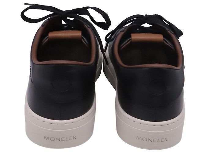 Zapatillas bajas Moncler en piel negra Negro - vista 5
