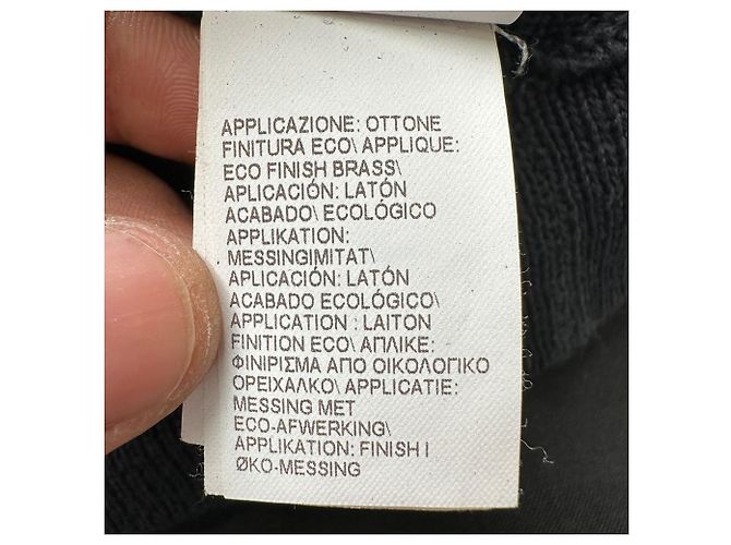Brunello Cucinelli leichte Strickjacke aus schwarzer Baumwolle - Ansicht 11
