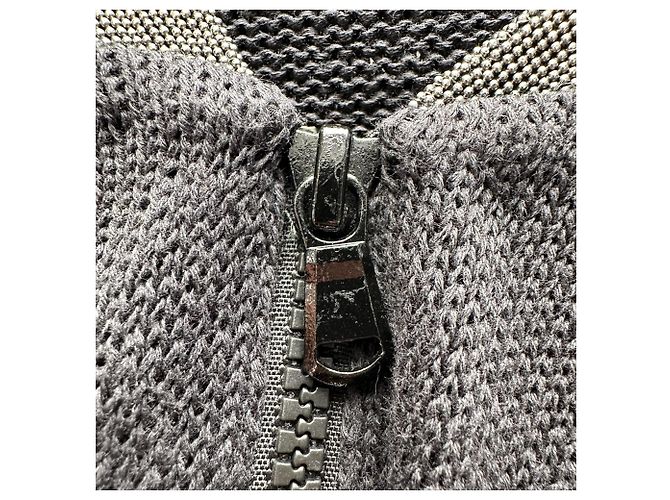 Brunello Cucinelli leichte Strickjacke aus schwarzer Baumwolle - Ansicht 4