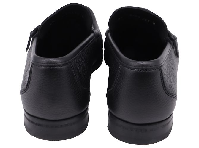 Mocassini Salvatore Ferragamo Grandioso Gancini Bit in pelle nera Nero - vista 5