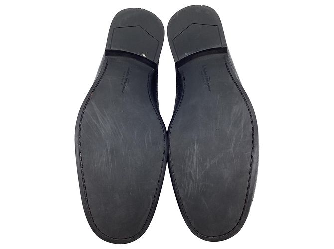 Mocassini Salvatore Ferragamo Grandioso Gancini Bit in pelle nera Nero - vista 8