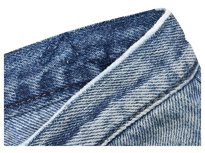 Autre Marque  Saint Laurent Slim-Fit Jeans in Blue Cotton - view 10