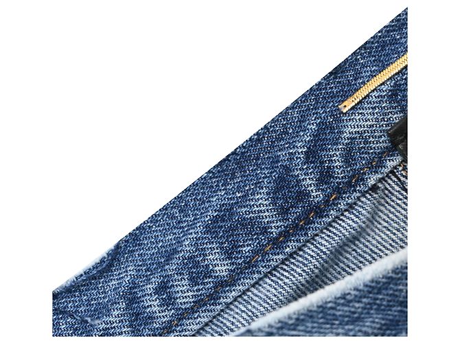 Autre Marque  Saint Laurent Slim-Fit Jeans in Blue Cotton - view 11