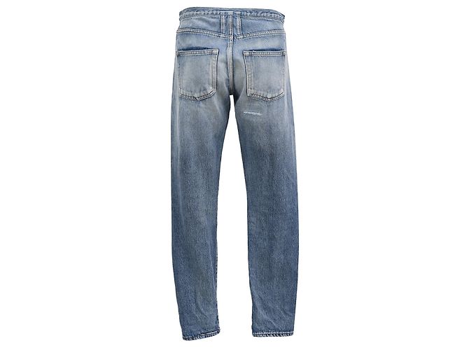 Autre Marque  Saint Laurent Slim-Fit Jeans in Blue Cotton - view 3