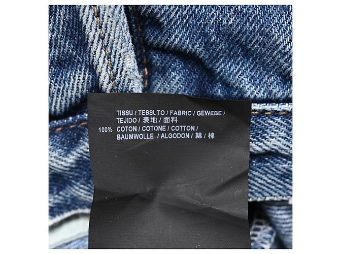 Autre Marque  Saint Laurent Slim-Fit Jeans in Blue Cotton - view 6