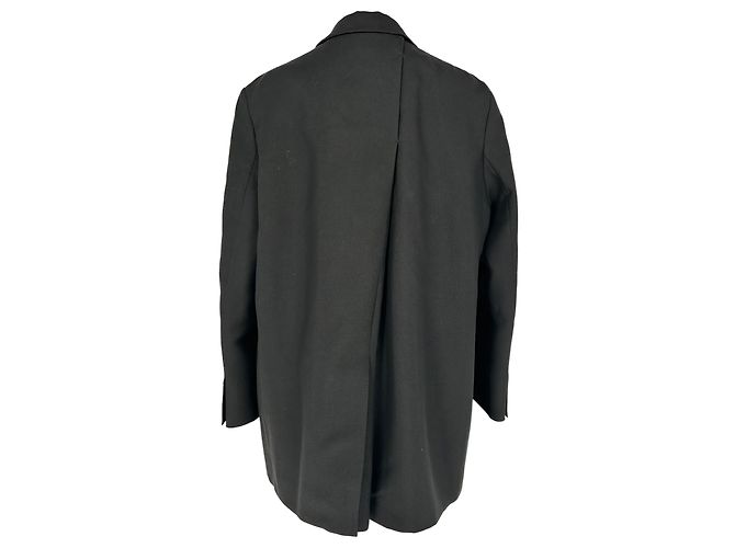 The Row Single-breasted Blazer in Black Wool - view 3