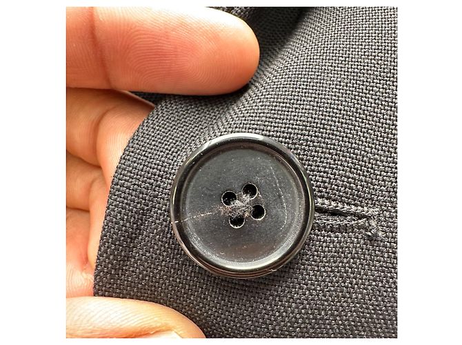 The Row Single-breasted Blazer in Black Wool - view 4