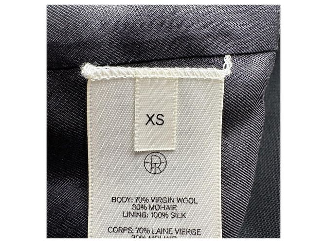 The Row Single-breasted Blazer in Black Wool - view 5