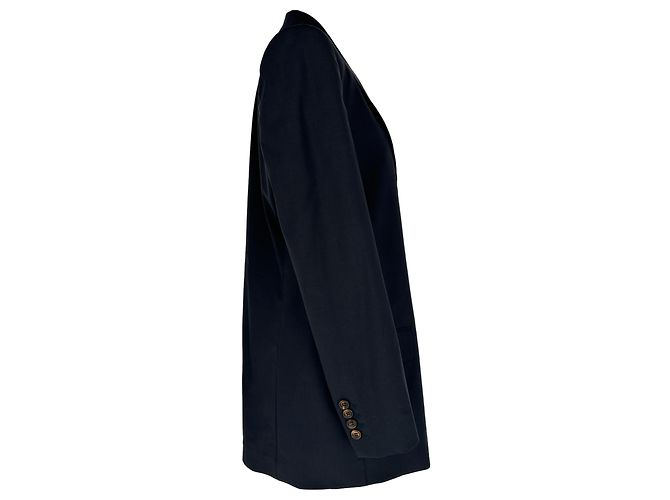 Brunello Cucinelli Single-breasted Blazer in Black Wool - view 2