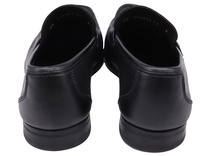 Salvatore Ferragamo Mocassini Ferragamo Gancini in pelle nera Nero - vista 5