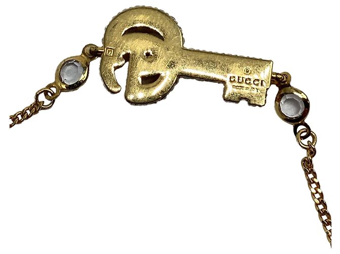 Bracciale Gucci Double G Key in metallo dorato D'oro - vista 5