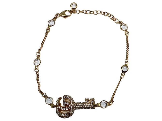 Bracciale Gucci Double G Key in metallo dorato D'oro - vista 7