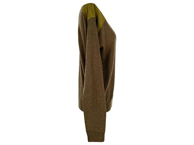 Zadig & Voltaire Kansas Patch Pullover aus braunem Kaschmir - Ansicht 2