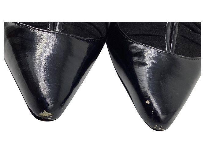Stivaletti a punta Jimmy Choo in camoscio nero - vista 6