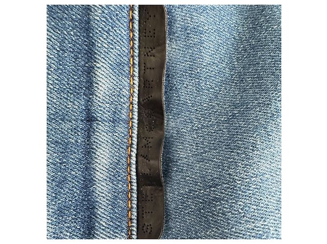 Stella Mc Cartney Vaqueros acampanados Stella Mccartney en algodón azul - vista 4