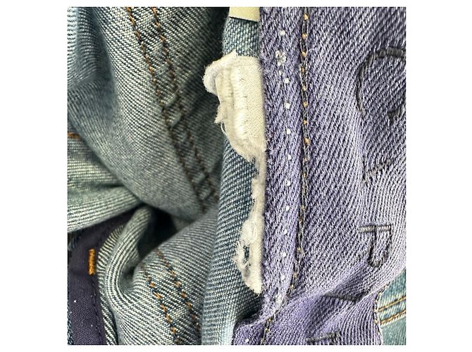 Stella Mc Cartney Vaqueros acampanados Stella Mccartney en algodón azul - vista 9