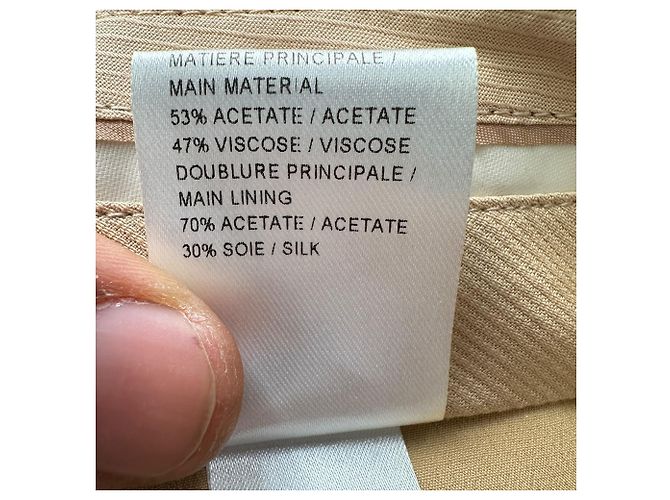 Chloé gerade geschnittene Hose aus schwarzem Acetat - Ansicht 6