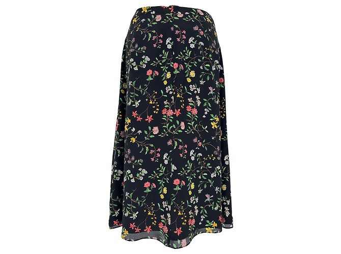 Gonna midi Altuzarra Caroline a stampa floreale in seta multicolore - vista 3