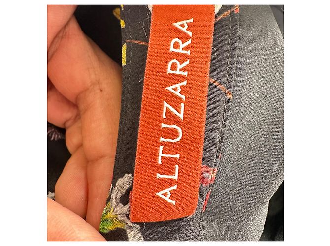 Gonna midi Altuzarra Caroline a stampa floreale in seta multicolore - vista 7
