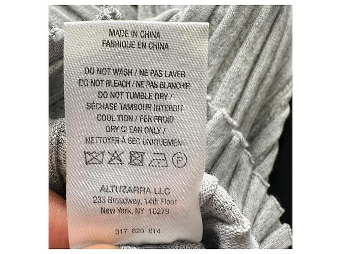 Altuzarra Rippstrick-Cardigan aus grauer Baumwolle - Ansicht 8