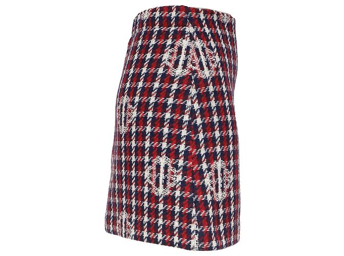 Maje Clover Plaid Jacquard-Rock aus multicolorigem Acryl Mehrfarben - Ansicht 2