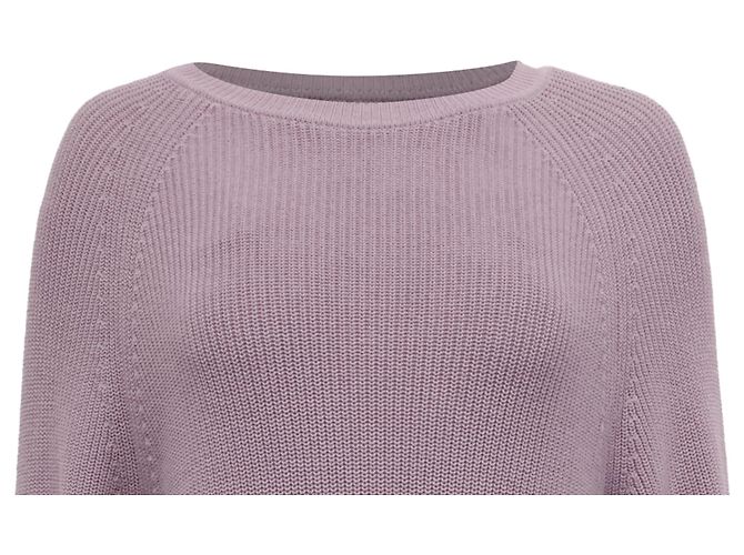 Pulôver de malha Max Mara em algodão roxo - vista 2
