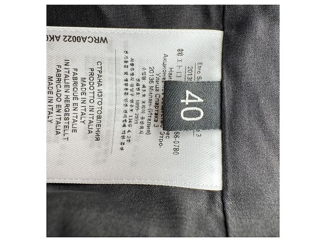 Cardigan in jacquard con cintura Etro in viscosa multicolore - vista 5