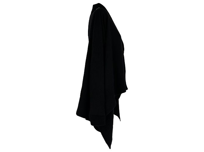 Sweater Cape Rick Owens em cashmere preto - vista 2