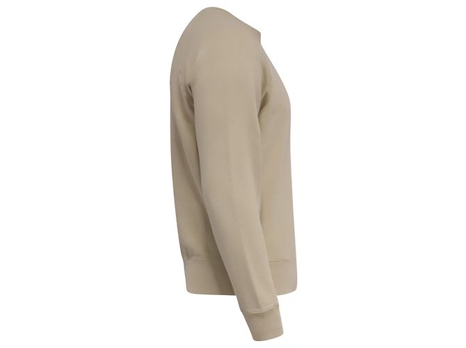 Sudadera de jersey teñida Tom Ford en algodón Ivory Blanco Crudo - vista 3