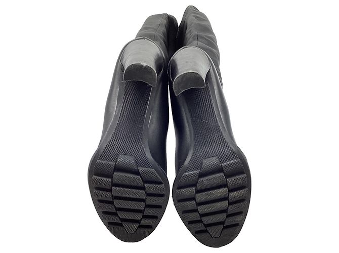 Botas por encima de la rodilla Stuart Weitzman en cuero negro - vista 11