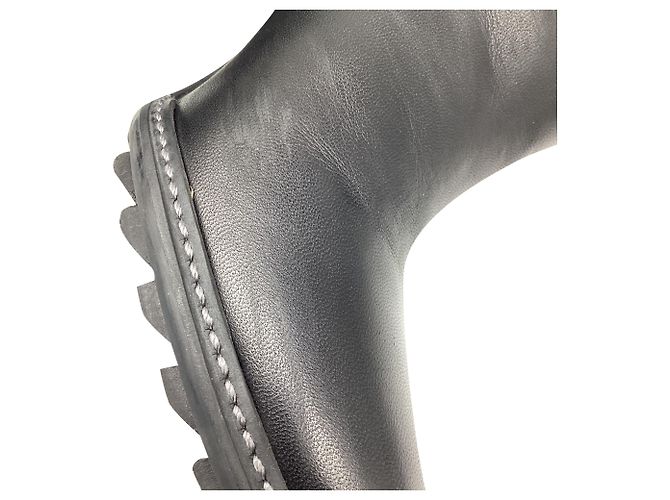 Botas por encima de la rodilla Stuart Weitzman en cuero negro - vista 9