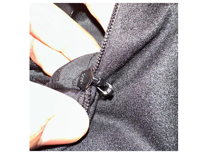 Falda largo rodilla Jil Sander en lana negra Negro - vista 9