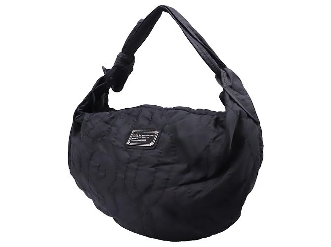 Marc Jacobs Quilted Hobo Bag in Black Nylon - view 2